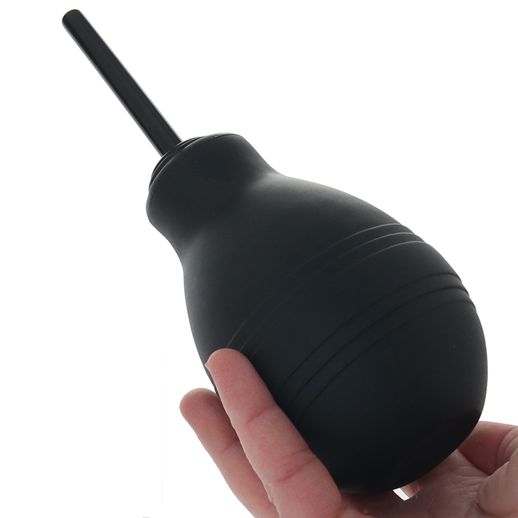 One-Way Anal Douche in Black Anal Sex Toys > Douche and Enema