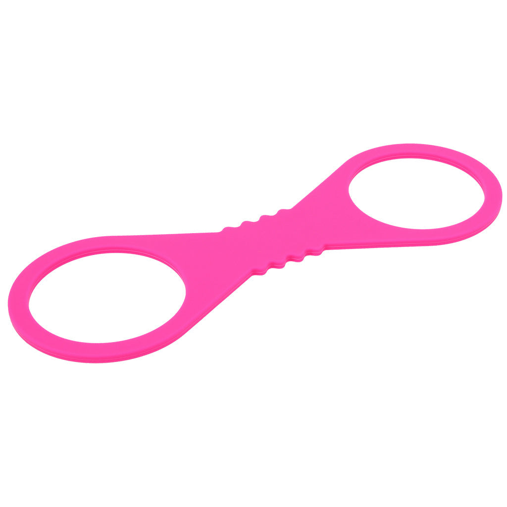 Sex & Mischief Hot Pink Silicone Cuffs in Large Bondage and Fetish > Wrist and Ankle Cuffs