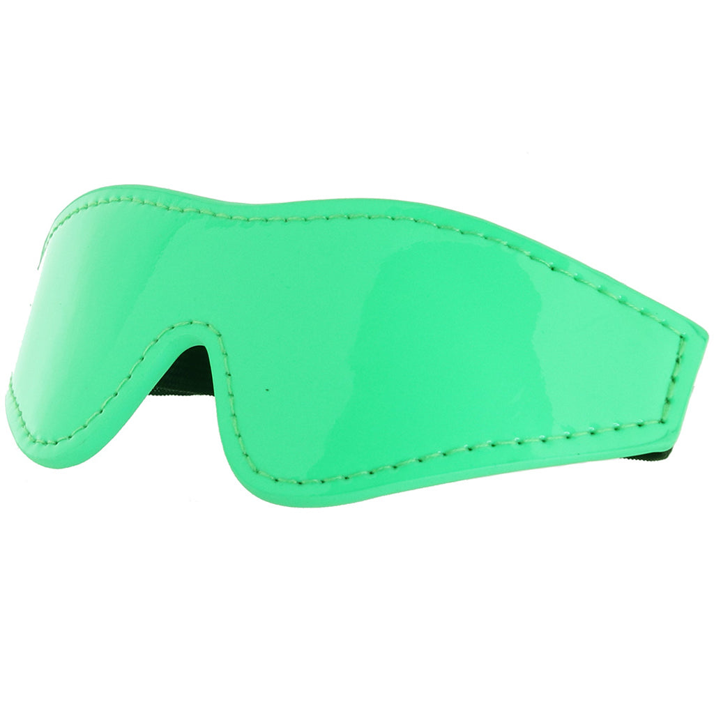 Electra Play Things Blindfold in Neon Green Bondage and Fetish > Pleasure Masks and Dress Up Play