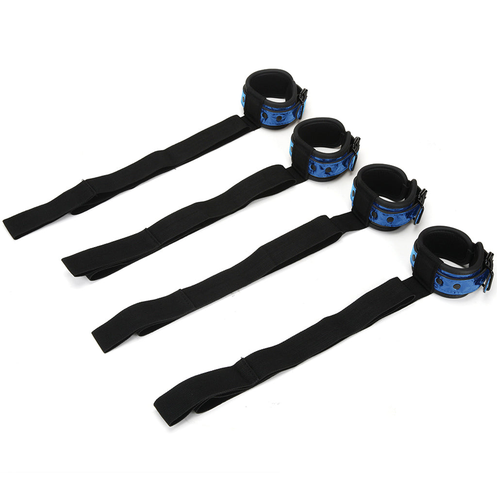 WhipSmart Bed Restraint Kit in Blue Bondage and Fetish > Restraints