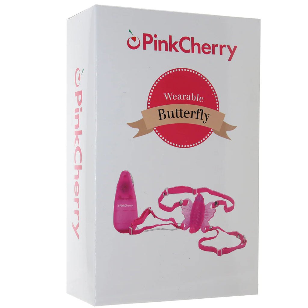 PinkCherry Wearable Butterfly Vibe in Pink Vibrators > Wearable & Panty Vibrators