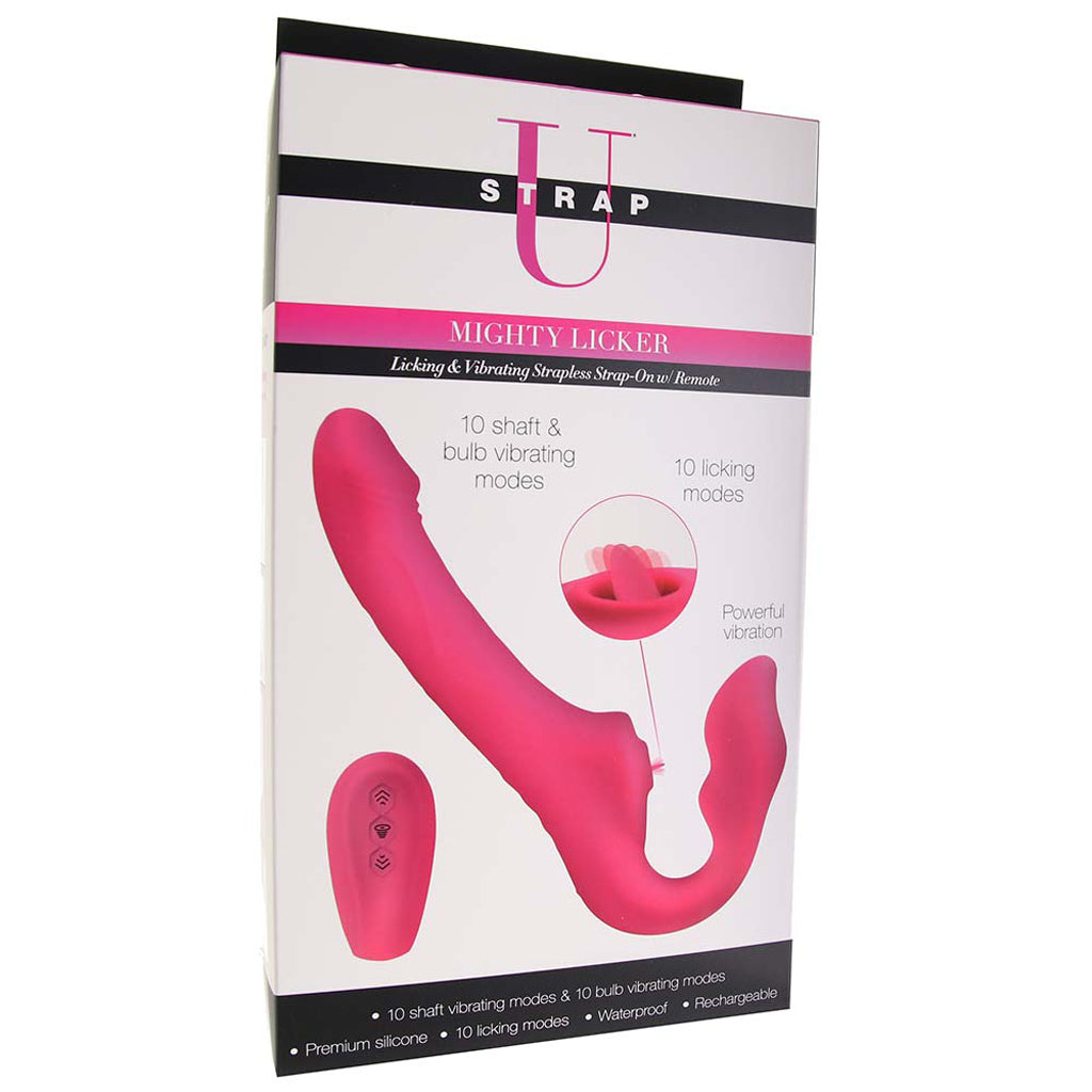 Strap U Mighty Licker Strapless Strap-On Vibe Vibrators > Strap-On & Wearable
