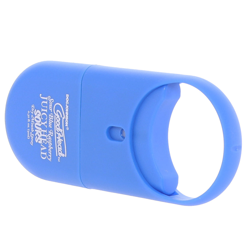 GoodHead Juicy Head Sours Spray To-Go in Blue Raspberry Lubes and Lotions > Flavored Sex Lubes