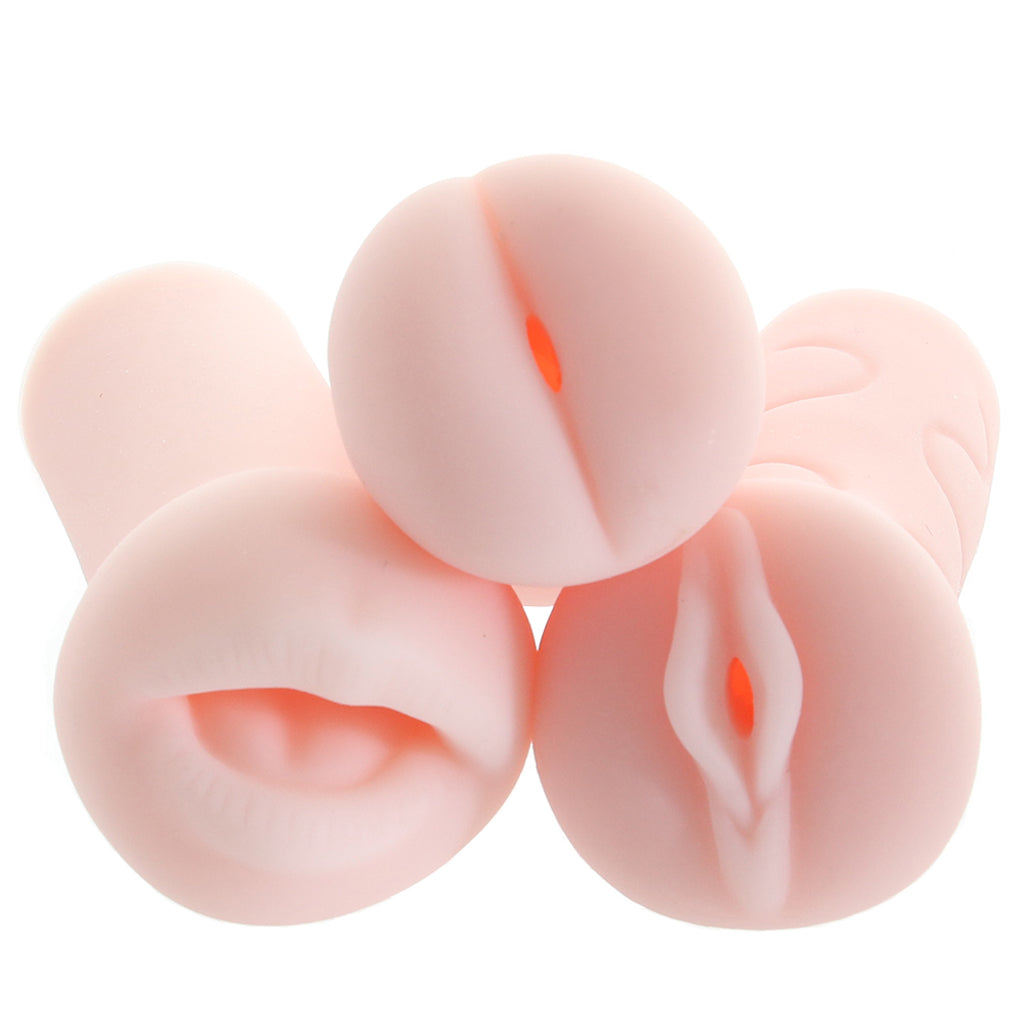 PinkCherry Eenie, Meenie, Miney, OH! Stroker Set Male Masturbators > Pocket Strokers