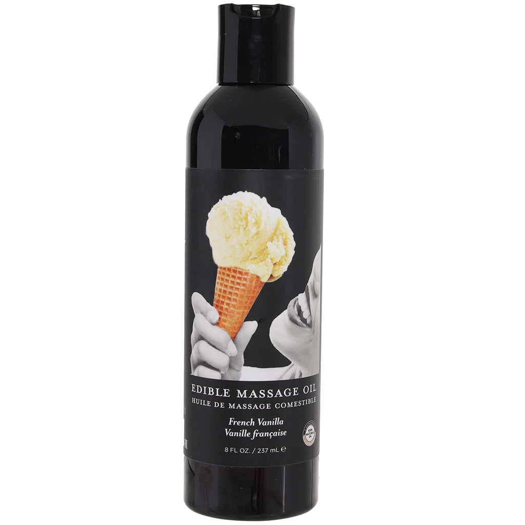 Edible Massage Oil 8oz/236ml in Vanilla Sensual Love > Massage