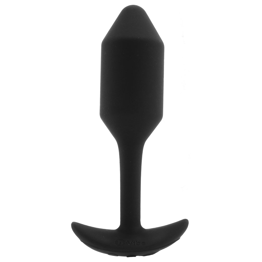 Vibrating Weighted Silicone Snug Plug in Medium Anal Sex Toys > Butt Plugs
