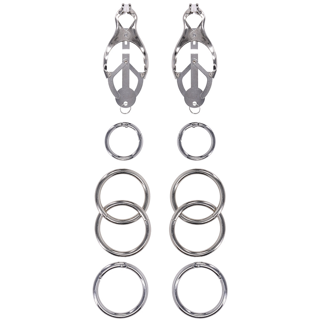 Edge Tuggable Clover Clamps Bondage and Fetish > Nipple Stimulators & Clamps