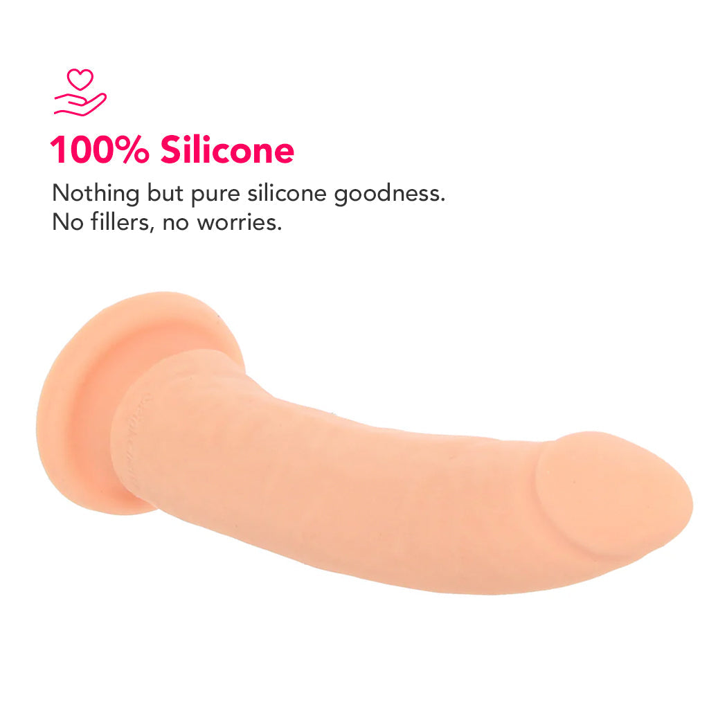 PinkCherry Premium 6.5 Inch Light Silicone Realistic Dildo Dildo Sex Toys > Realistic Dildos