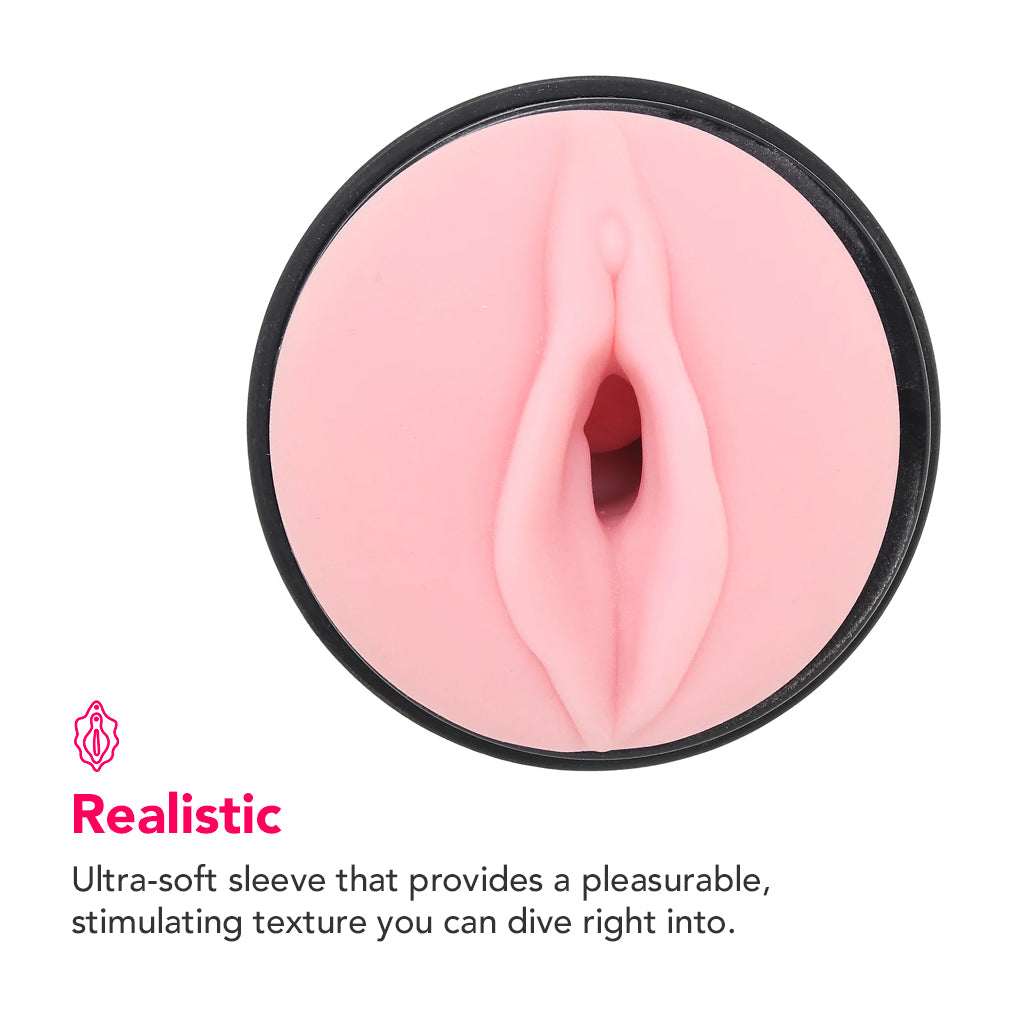PinkCherry Realistic Discreet Male Stroker Male Masturbators > Self-Contained Strokers