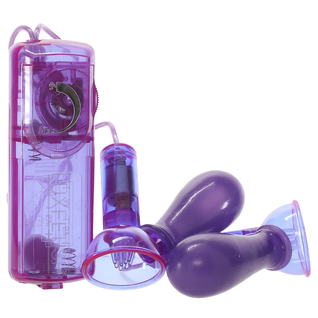 Remote Control Vibrating Nipple Suckers Bondage and Fetish > Nipple Stimulators & Clamps