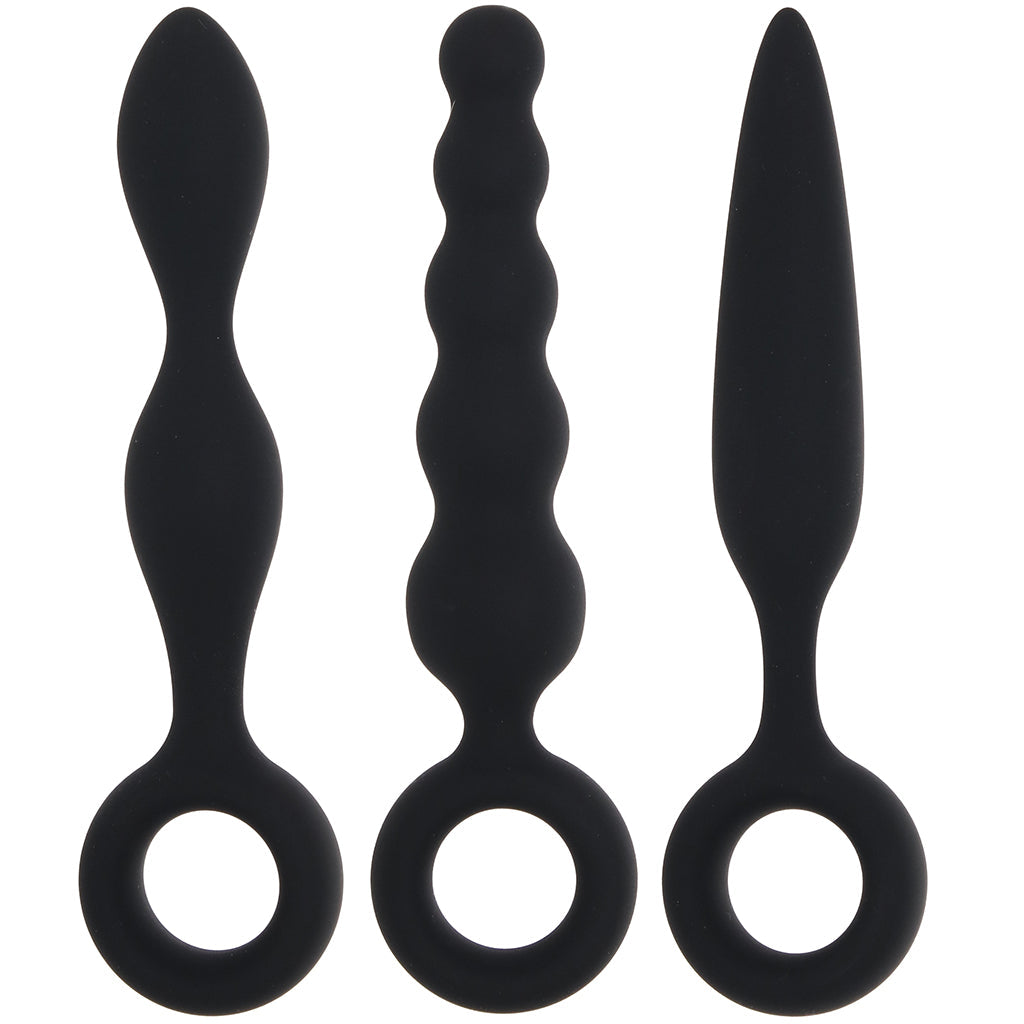 Renegade Trio 3 Piece Butt Plug Set Anal Sex Toys > Butt Plugs