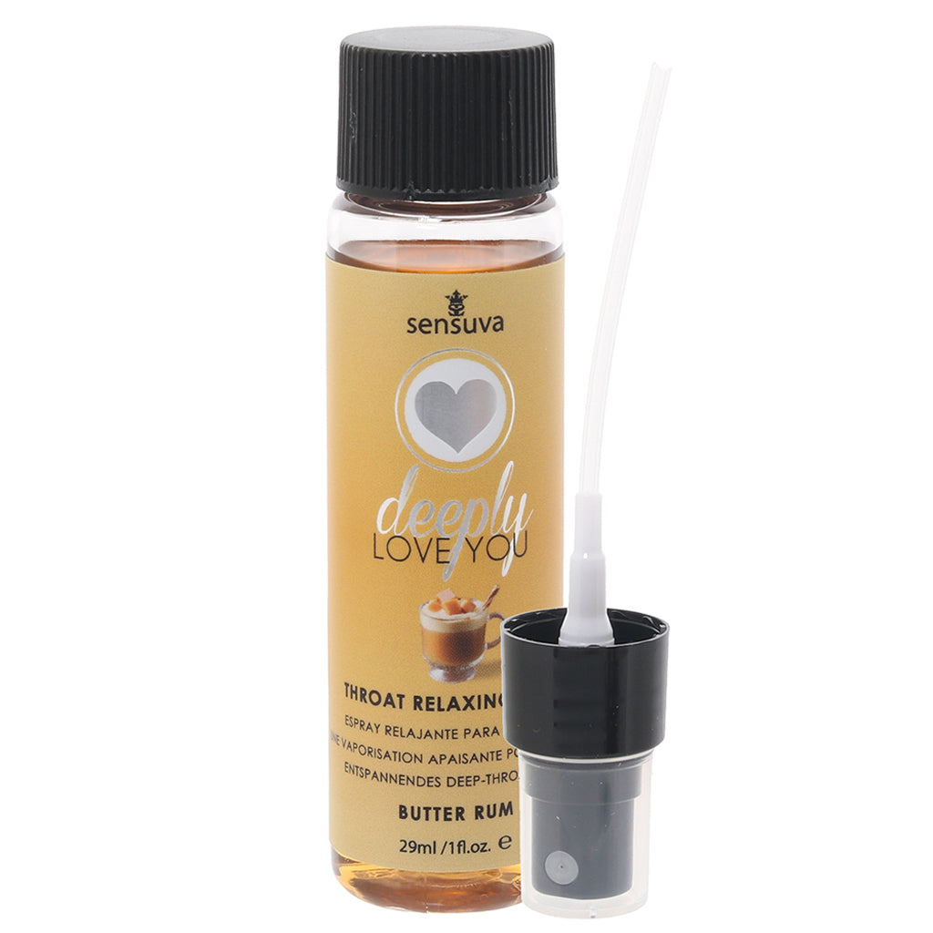 Deeply Love You Throat Relaxer 1oz/29ml in Butter Rum Lubes and Lotions > Sexual Stimulants