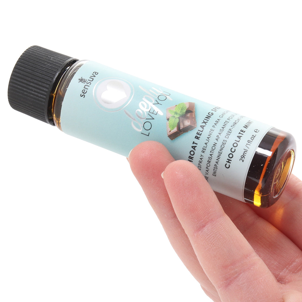 Deeply Love You Throat Relaxer 1oz/29ml in Chocolate Mint Lubes and Lotions > Sexual Stimulants