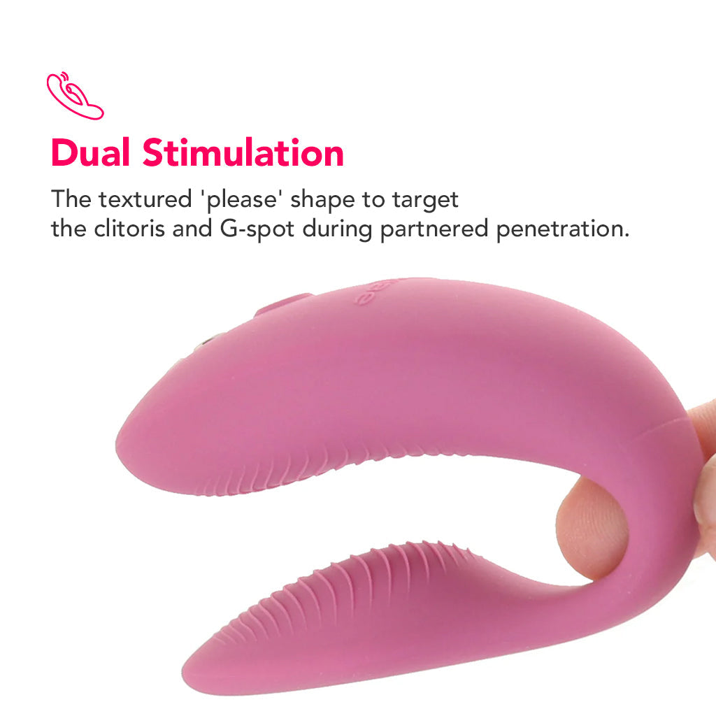 We-Vibe Sync 2 Couple's Vibe in Rose Vibrators > G-Spot Vibrators