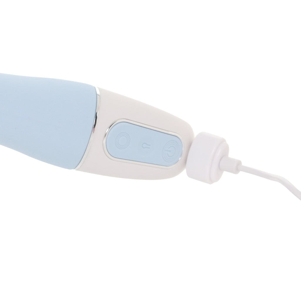 Satisfyer Air Pump Vibrator 5+ G-Spot Vibe in Blue Vibrators > G-Spot Vibrators