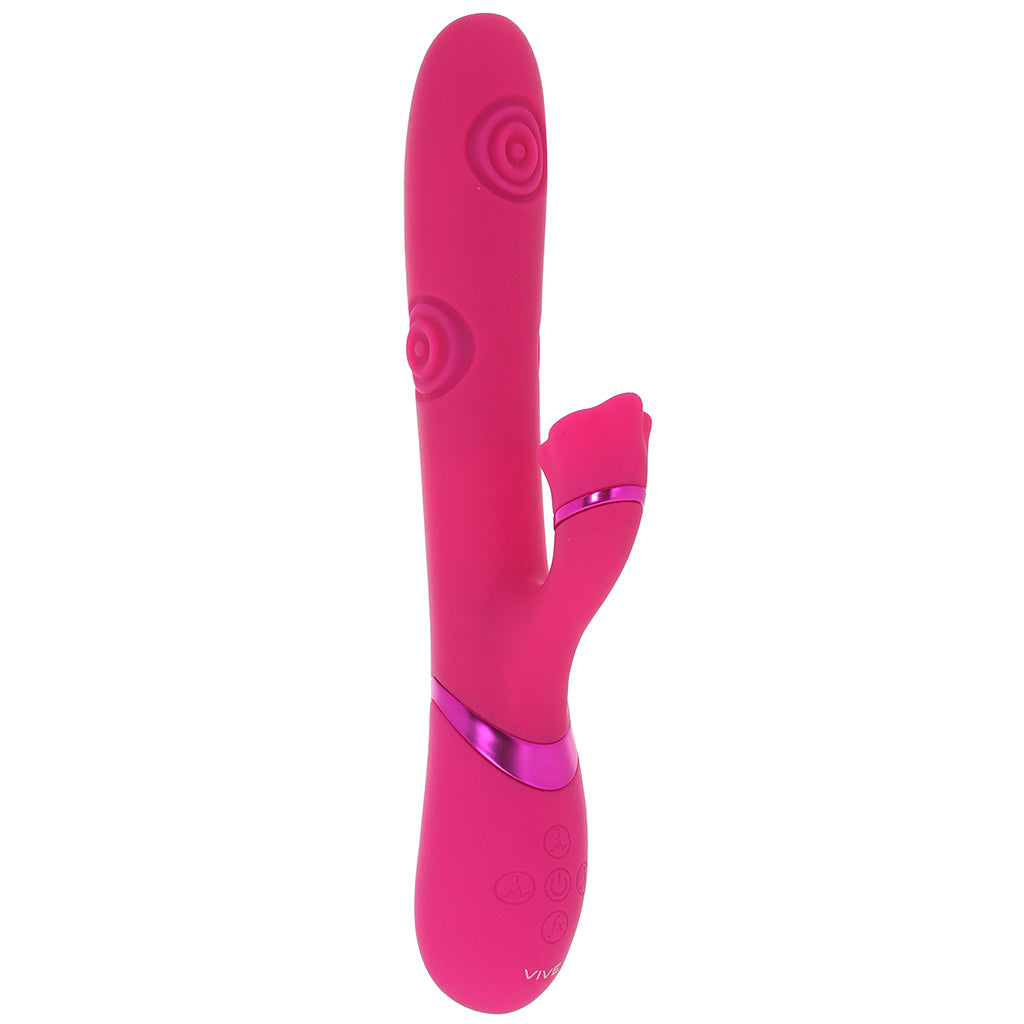 Dolce Vive Fiore Air Wave Tapping Rabbit Vibe Vibrators > Rabbit Vibrators