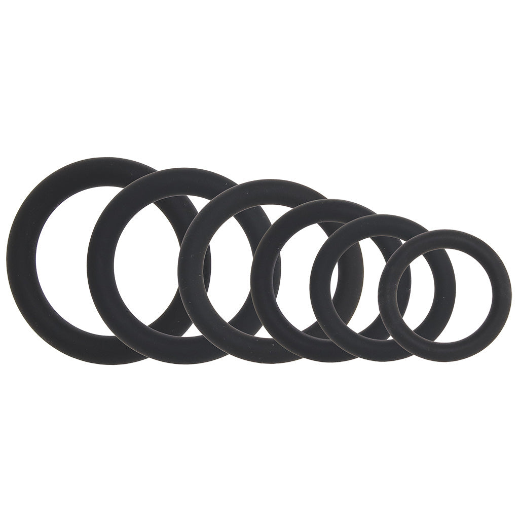 LEVELZ 6 Piece Classic Cock Ring Set Cock Rings