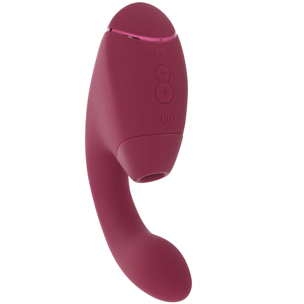 Womanizer Next Duo Clitoral Suction & G-Spot Vibe in Pink Vibrators > G-Spot Vibrators