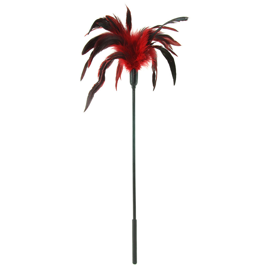 Starburst Feather Body Tickler in Red Bondage and Fetish > Tools & Accessories