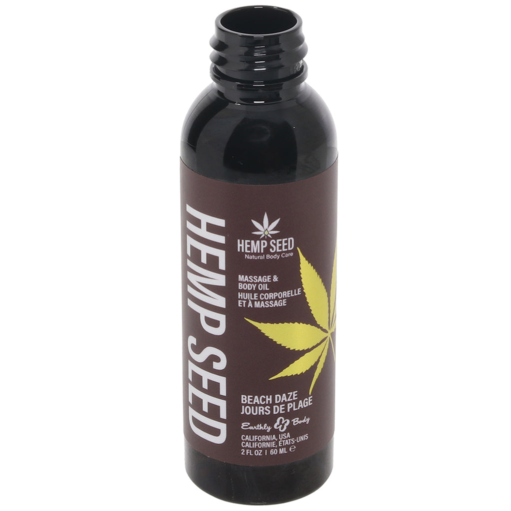 Hemp Seed Massage Oil 2oz/60ml in Beach Daze Sensual Love > Massage