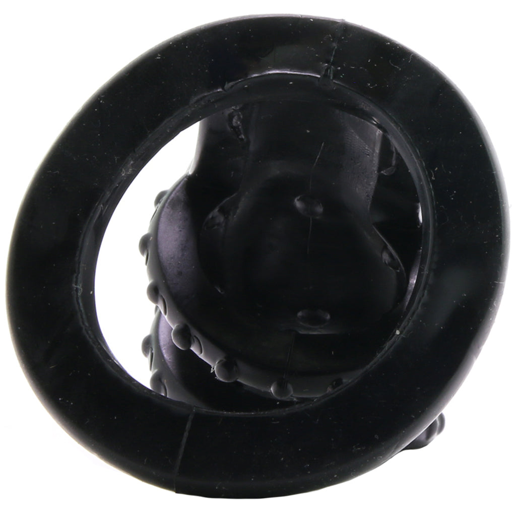 Dr. Love's Zinger Vibrating Cock Cage in Black Cock Rings