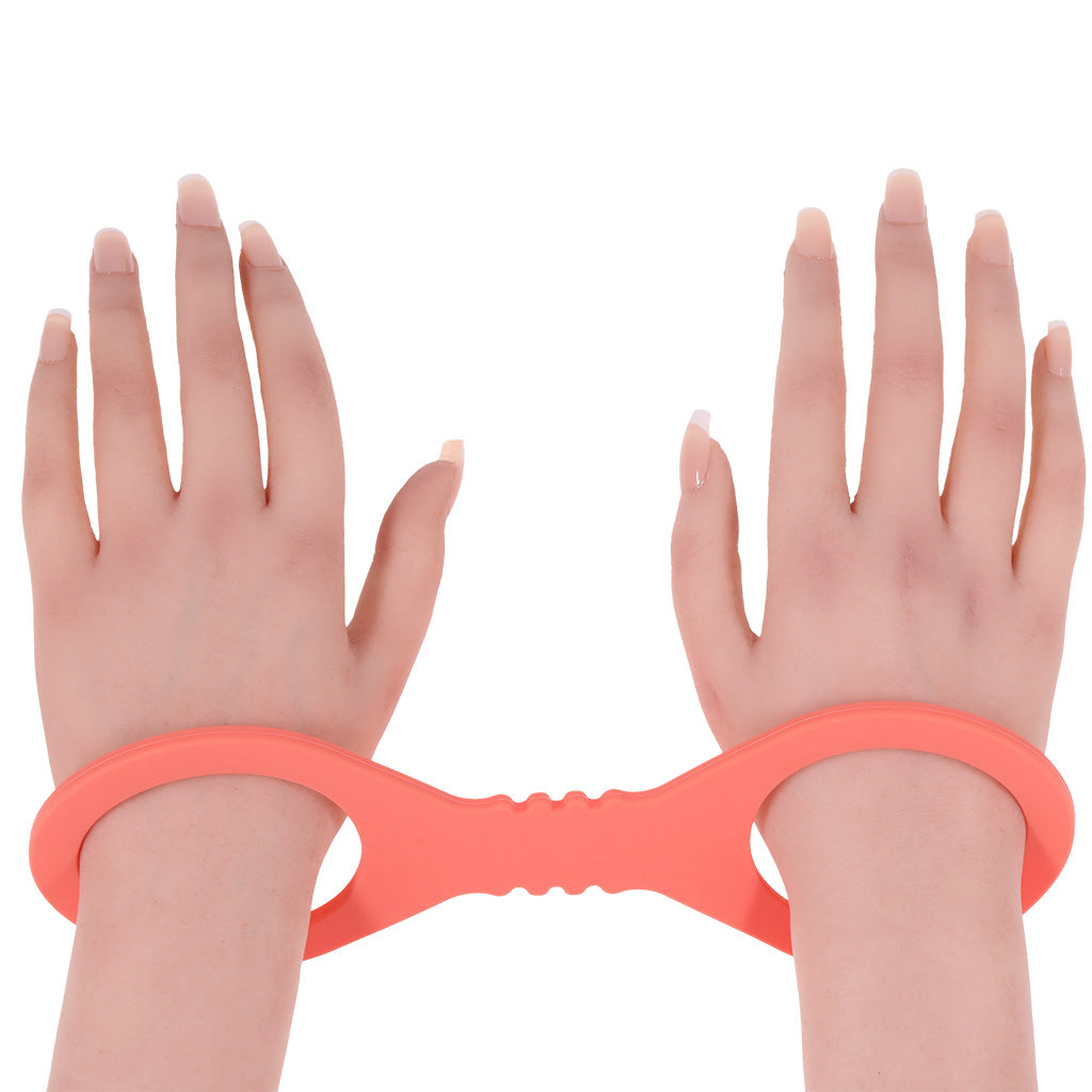 S&M Peaches 'n CreaMe Silicone Cuffs in Small Bondage and Fetish > Wrist and Ankle Cuffs