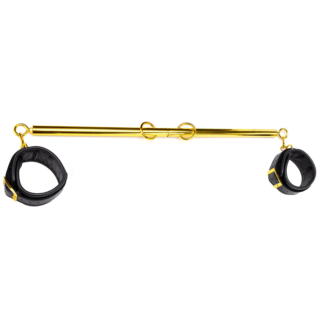 Expandable Spreader Bar Set in Gold Bondage and Fetish > Restraints