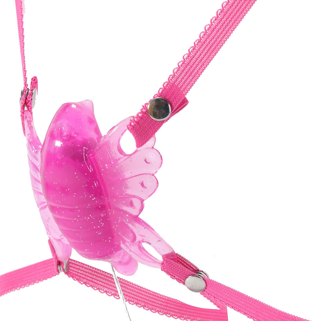PinkCherry Wearable Butterfly Vibe in Pink Vibrators > Wearable & Panty Vibrators