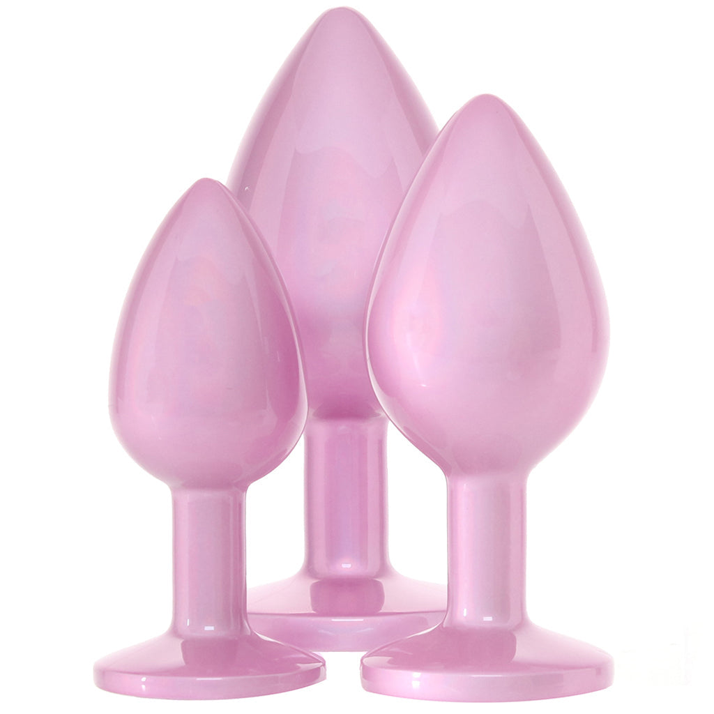 Rear Assets 3 Piece Metal Plug Set Anal Sex Toys > Butt Plugs