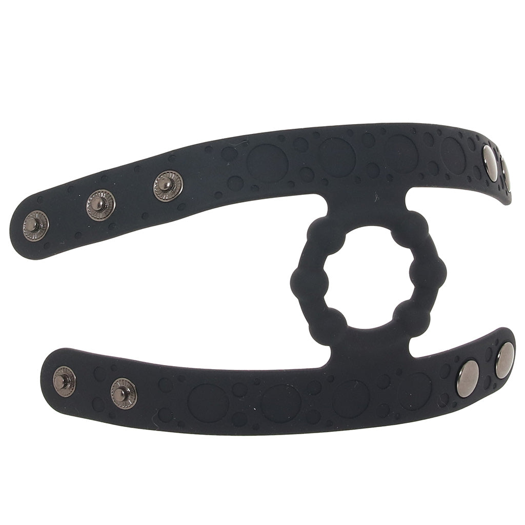 Magic Beaded Cock Ring with Adjustable Ball Straps Bondage and Fetish > Cock and Ball Devices