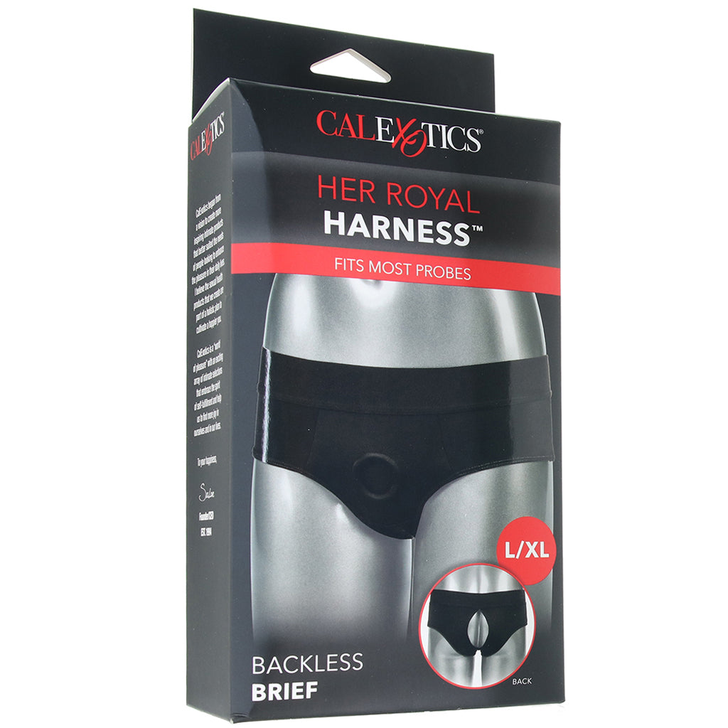 Her Royal Harness Backless Brief /XL Dildo Sex Toys > Strap-On and Harnesses