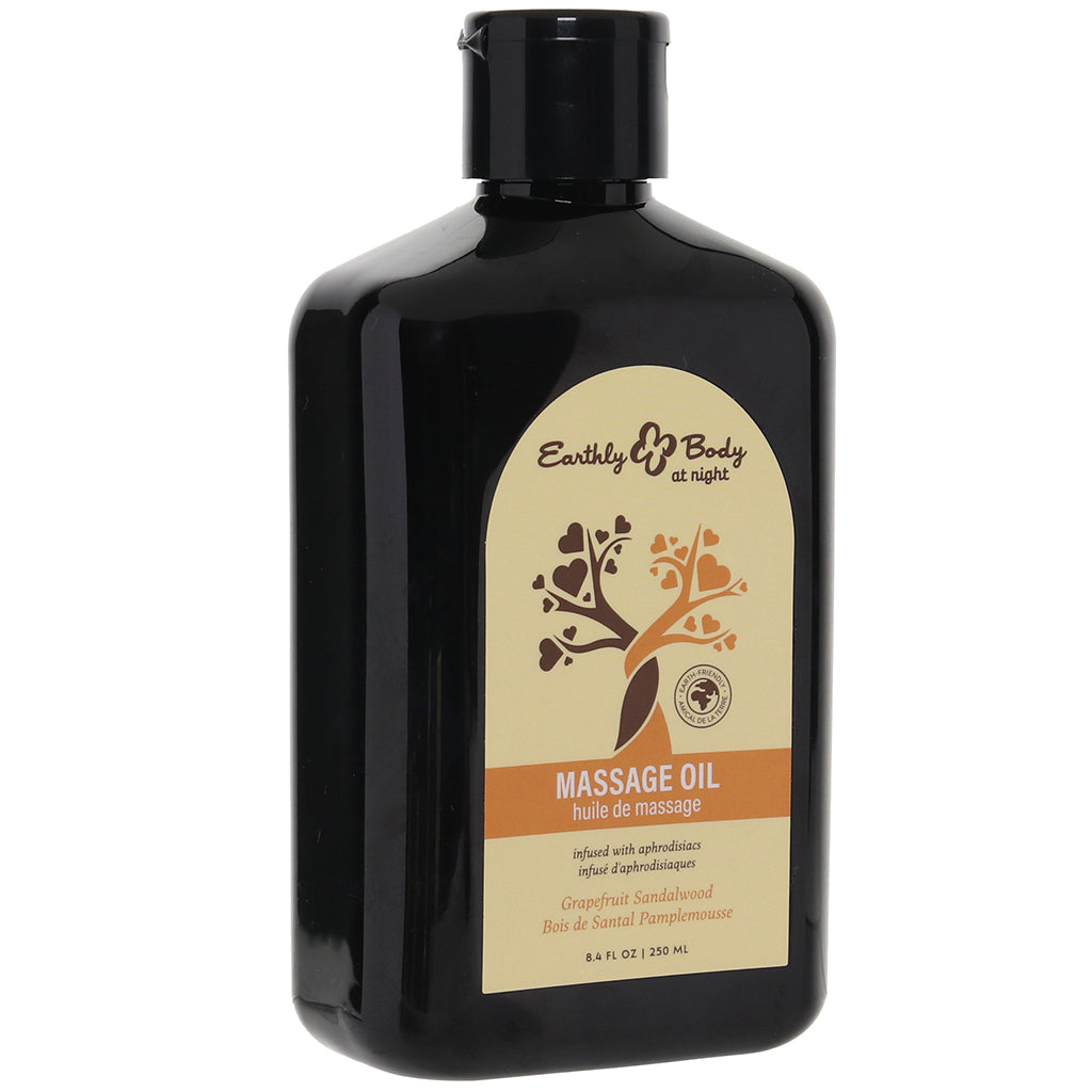 At Night Massage Oil 8.4oz/250ml in Grapefruit Sandalwood Lubes and Lotions > Erotic Massage Oils