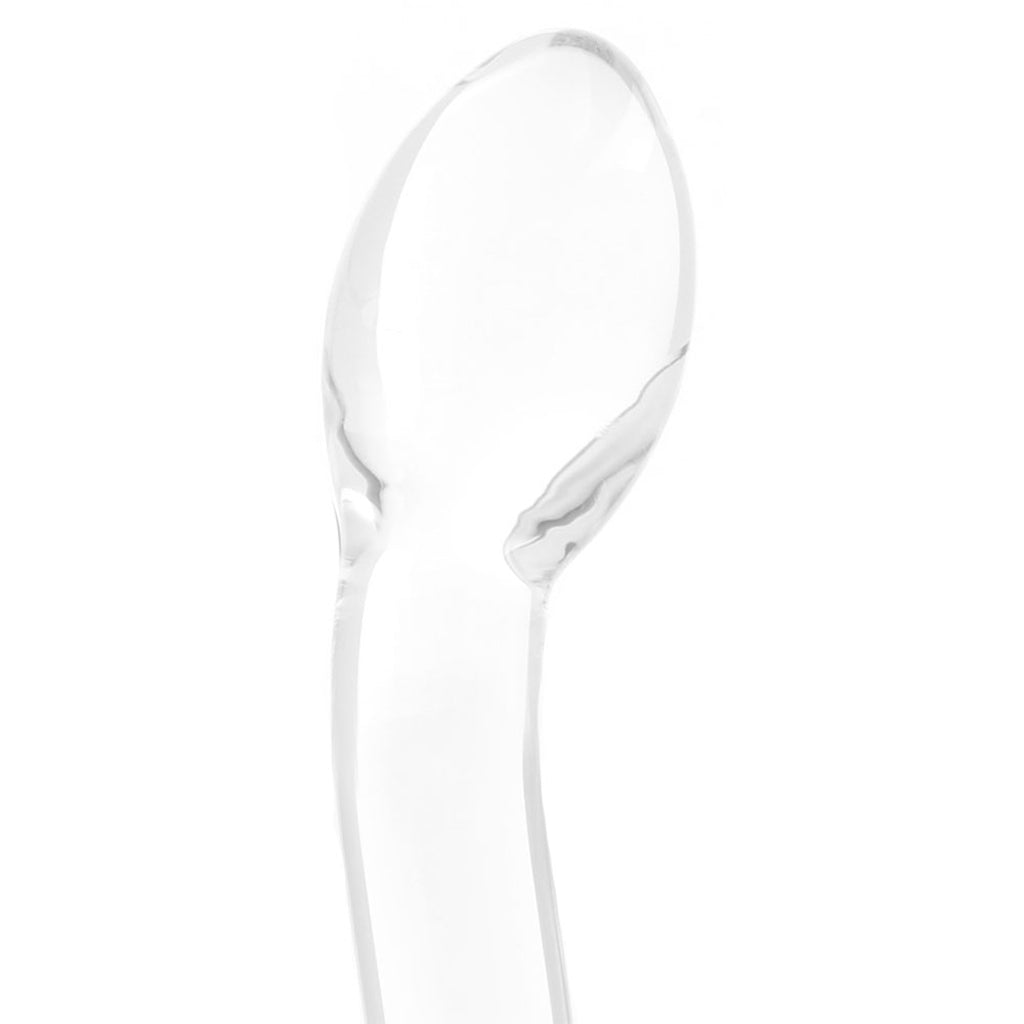 gläs 8 Inch Slimline G-Spot Glass Dildo Dildo Sex Toys > G-Spot Dildos