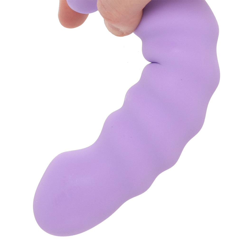 Colours 6 Inch Ribbed Remote Vibe in Purple Vibrators > G-Spot Vibrators