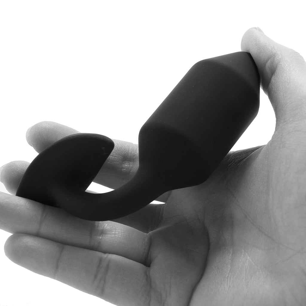 Vibrating Weighted Silicone Snug Plug in Medium Anal Sex Toys > Butt Plugs
