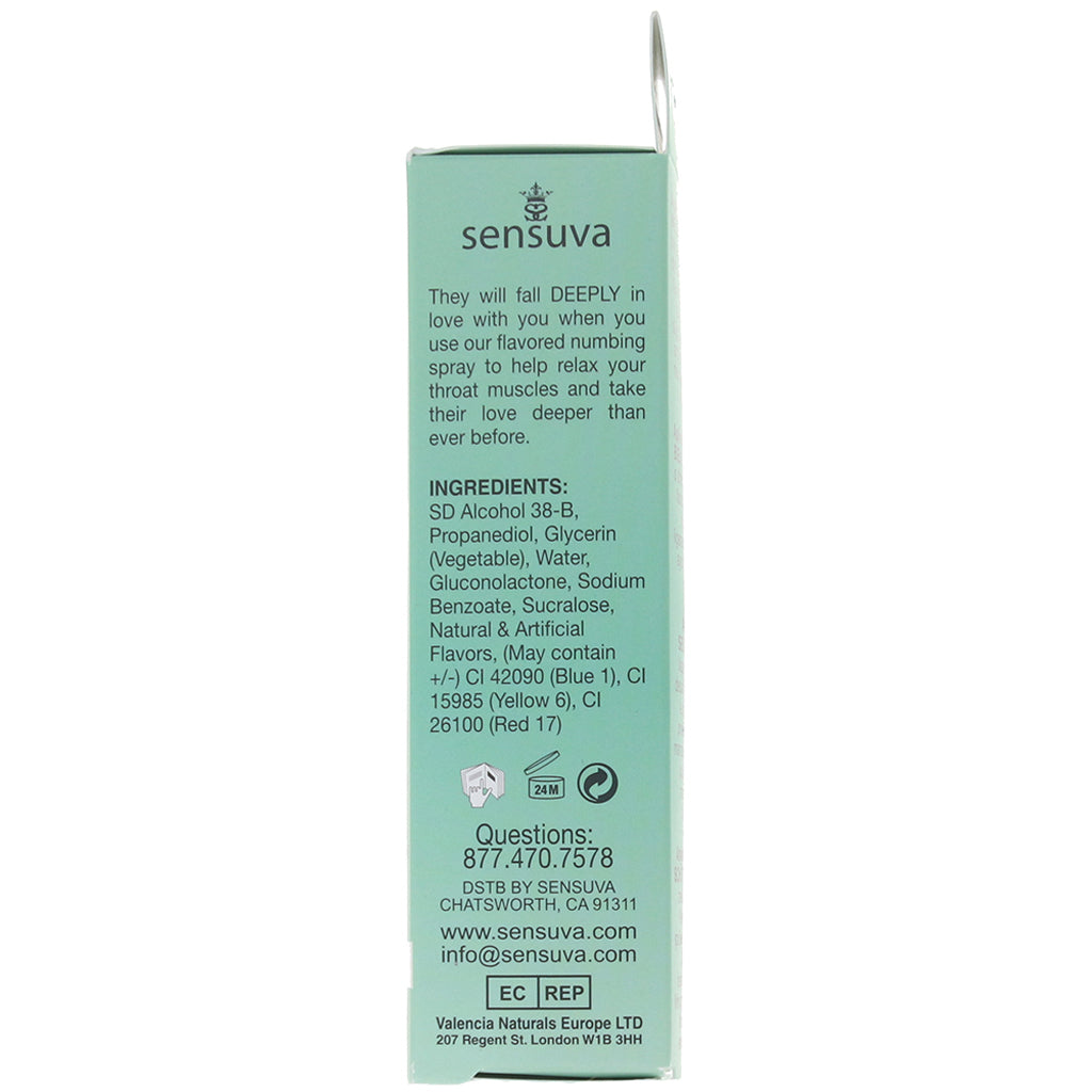 Deeply Love You Throat Relaxing Spray 1oz in Spearmint Lubes and Lotions > Sexual Stimulants