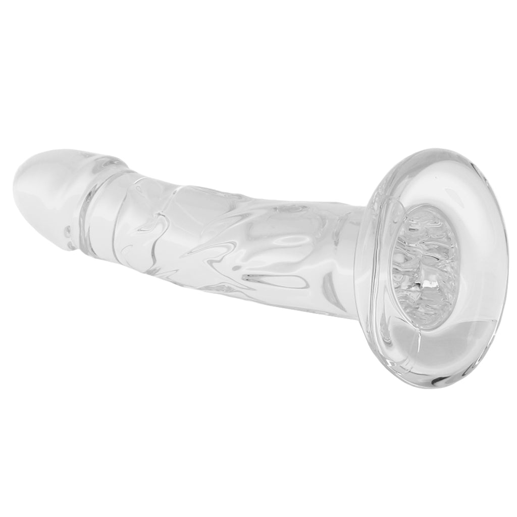Blown Medium 7 Inch Realistic Glass Dildo Dildo Sex Toys > Pyrex Glass Dildos