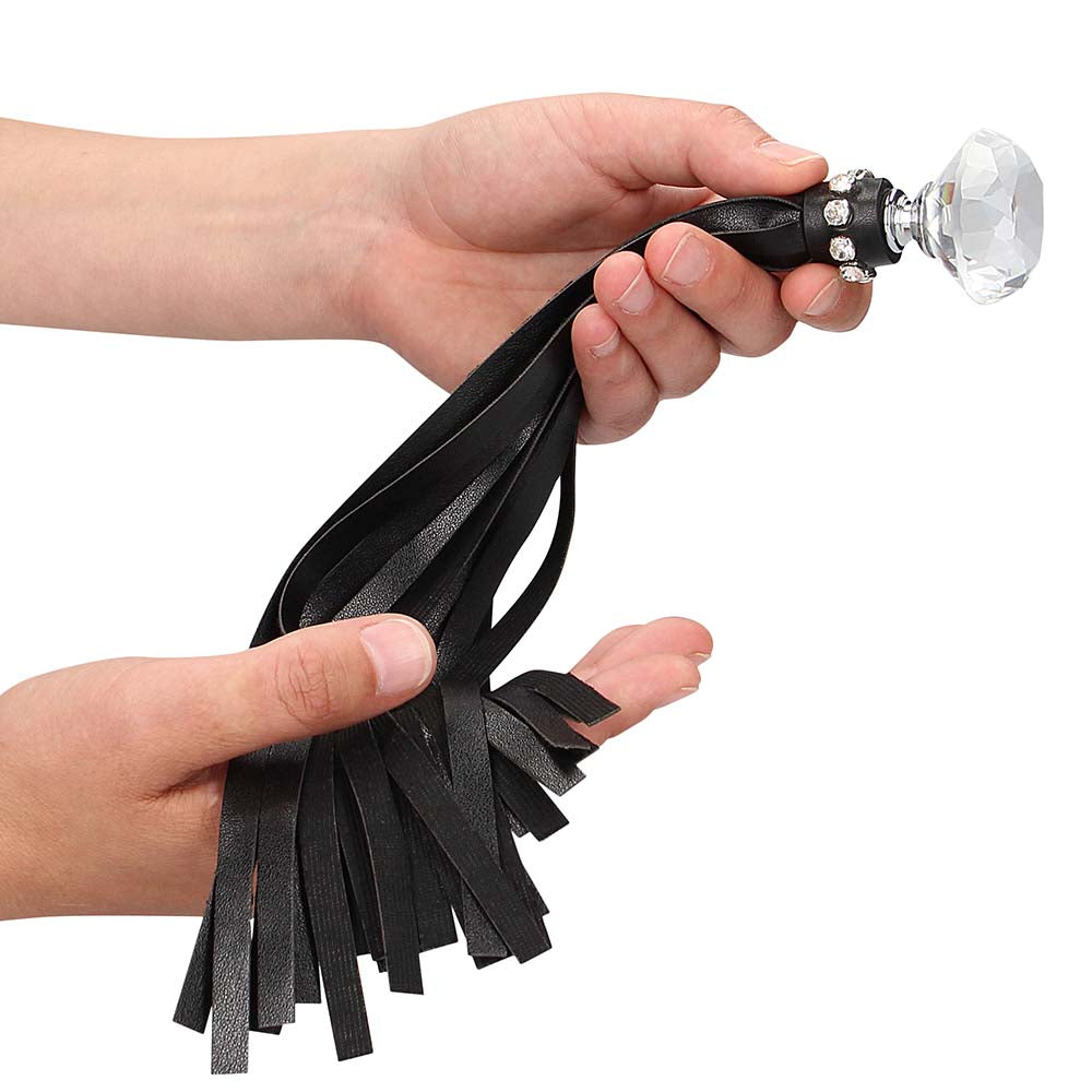 Ouch! Diamond Studded Flogger Bondage and Fetish > Whips and Crops