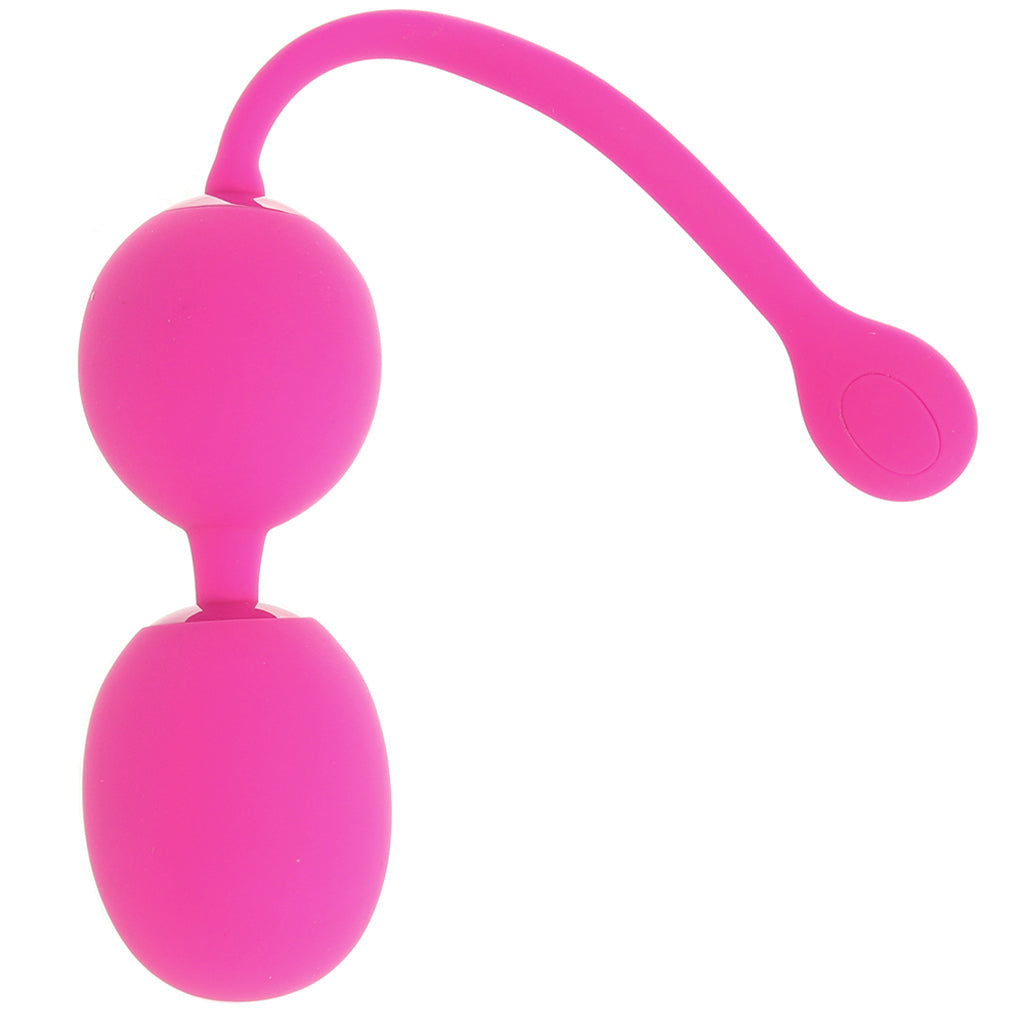 Dual Rechargeable Silicone Kegel Balls in Pink Kegel, Ben Wa and Pelvic Health Tools
