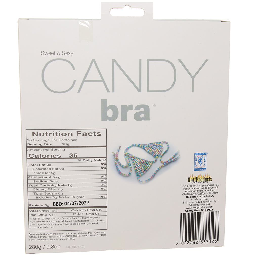 Edible Candy Bra in Multi-Colour Novelties 'n Parties