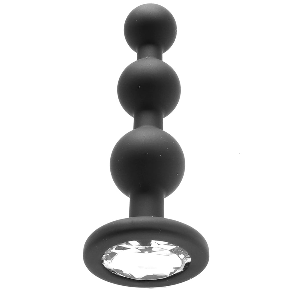 Ouch! Silicone Beaded Diamond Butt Plug Anal Sex Toys > Butt Plugs
