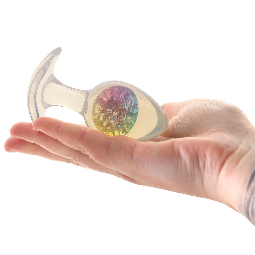 Glams Cosmic Rainbow Butt Plug in Medium Anal Sex Toys > Butt Plugs