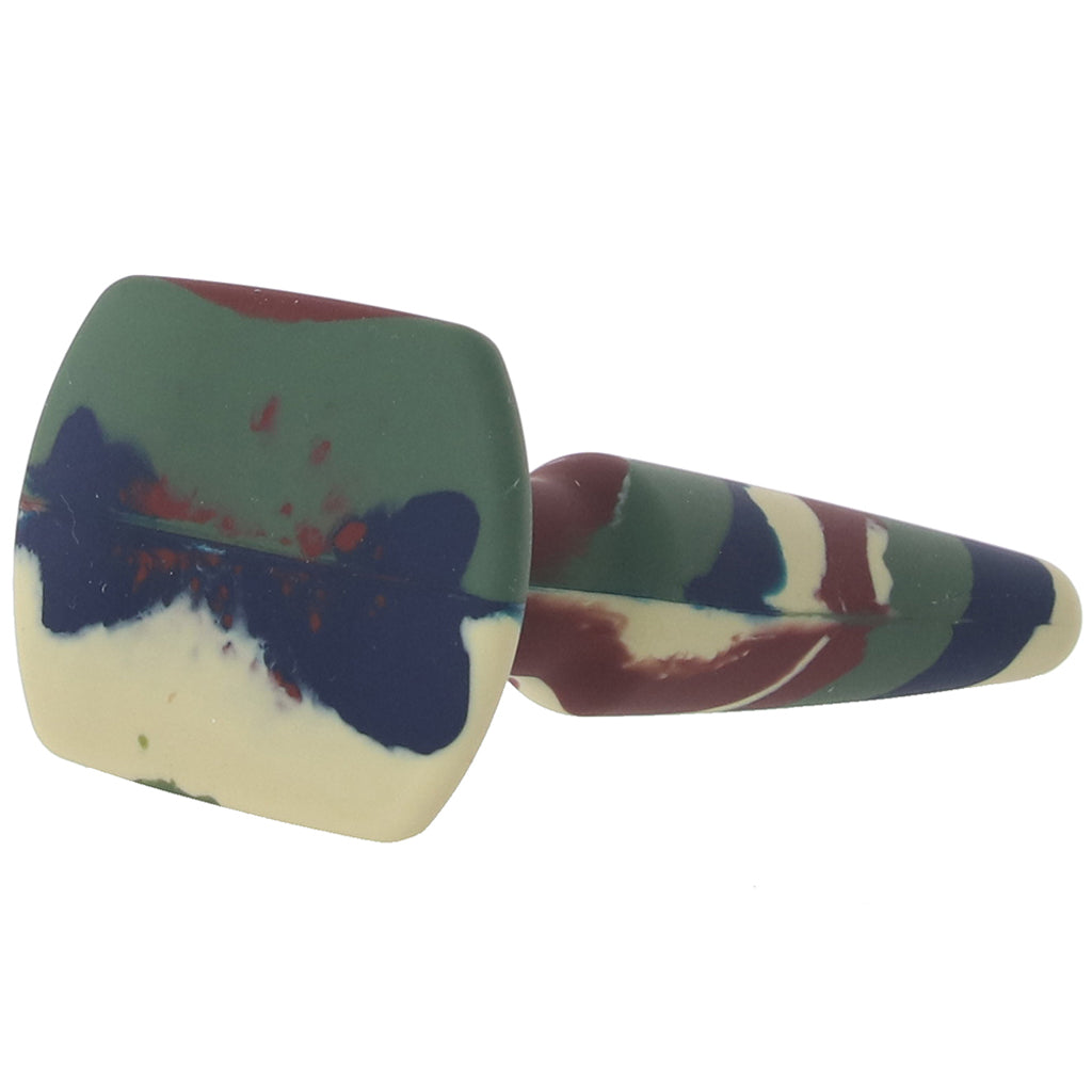 A-Play Groovy 4 Inch Anal Plug in Camo Anal Sex Toys > Butt Plugs