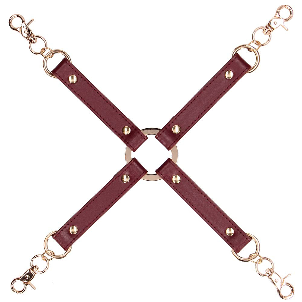 Ouch! Halo Hogtie Connector in Burgundy Bondage and Fetish > Restraints