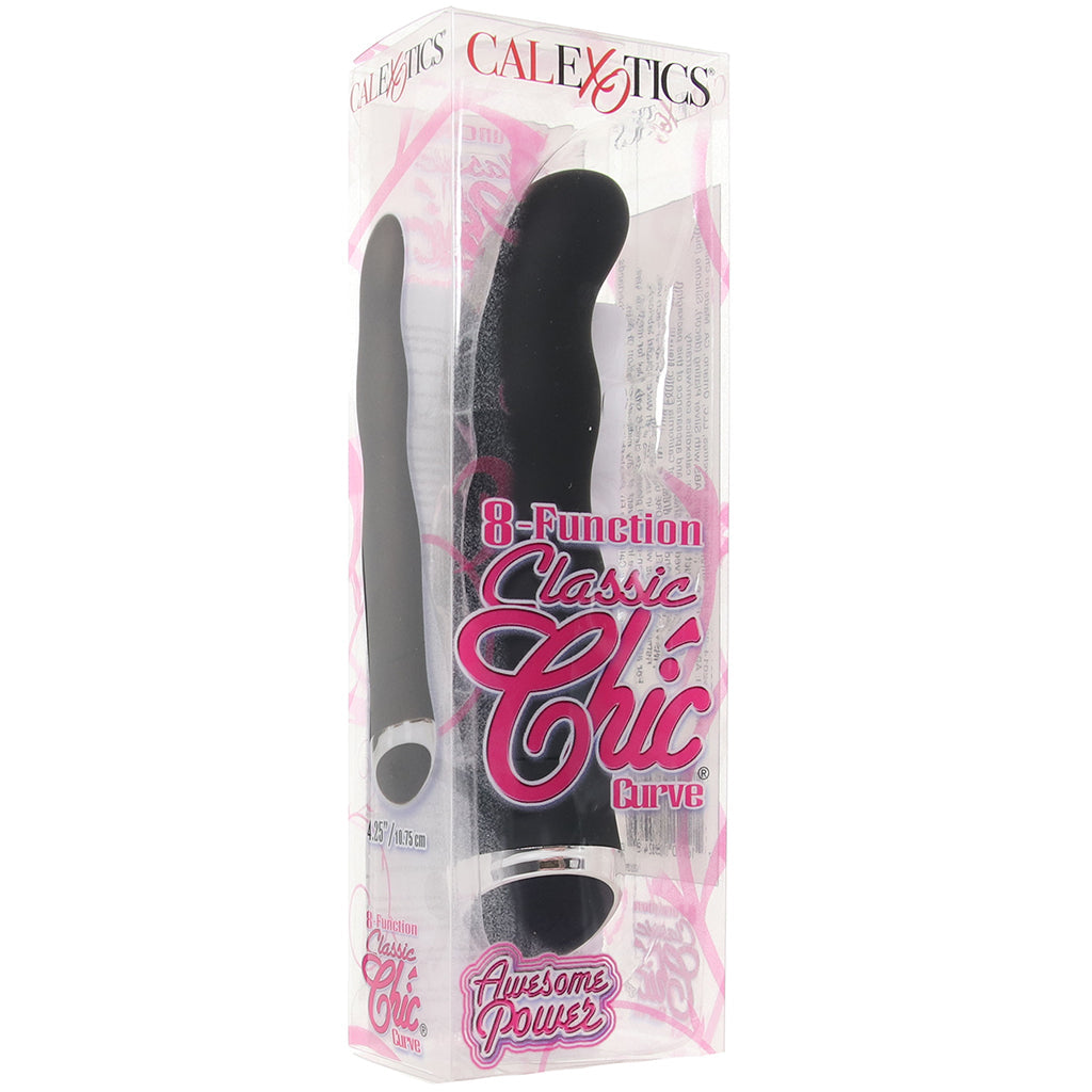 8 Function Classic Chic Curve Vibe in Black Vibrators > G-Spot Vibrators