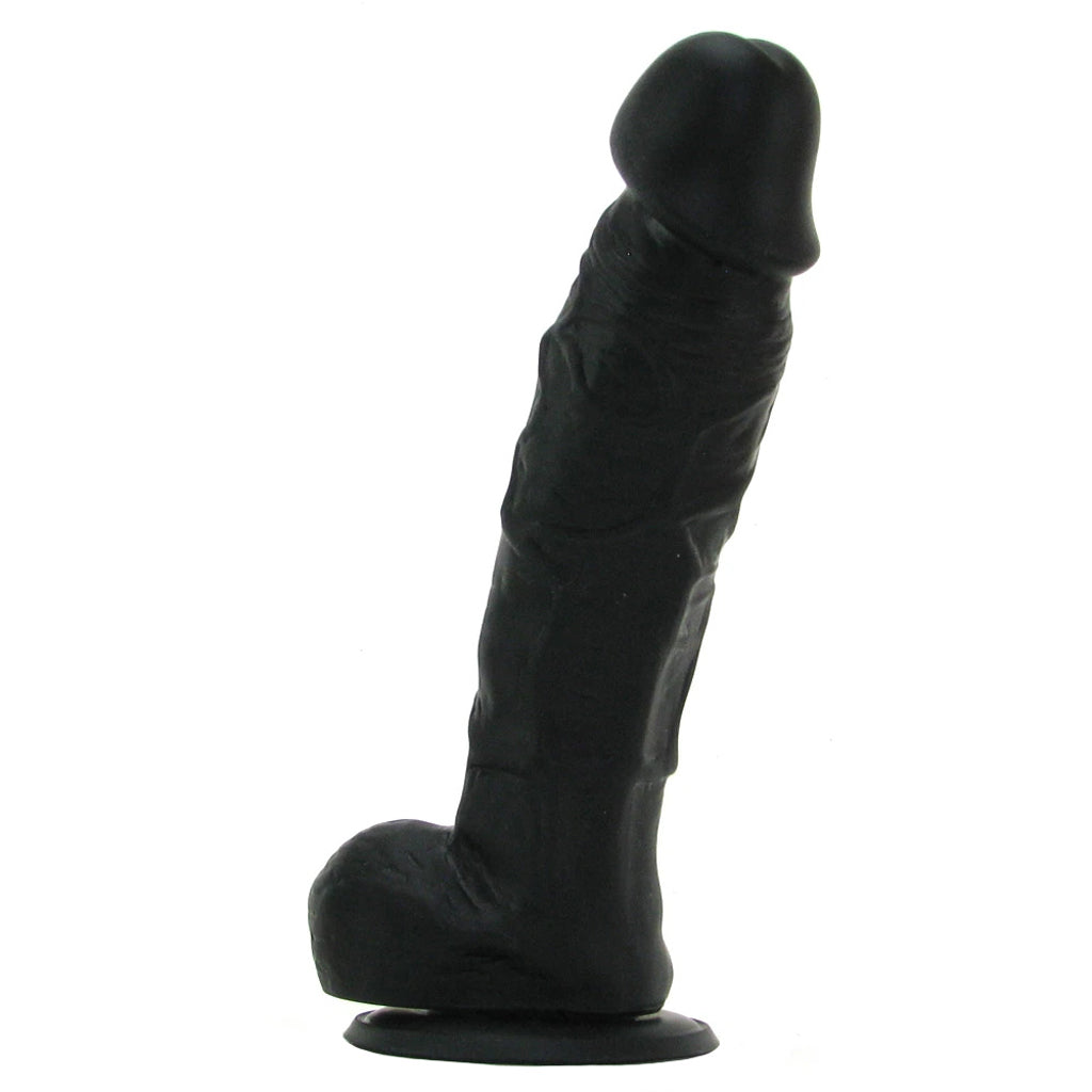 Small Silicone Colours Dildo in Black Dildo Sex Toys > Realistic Dildos