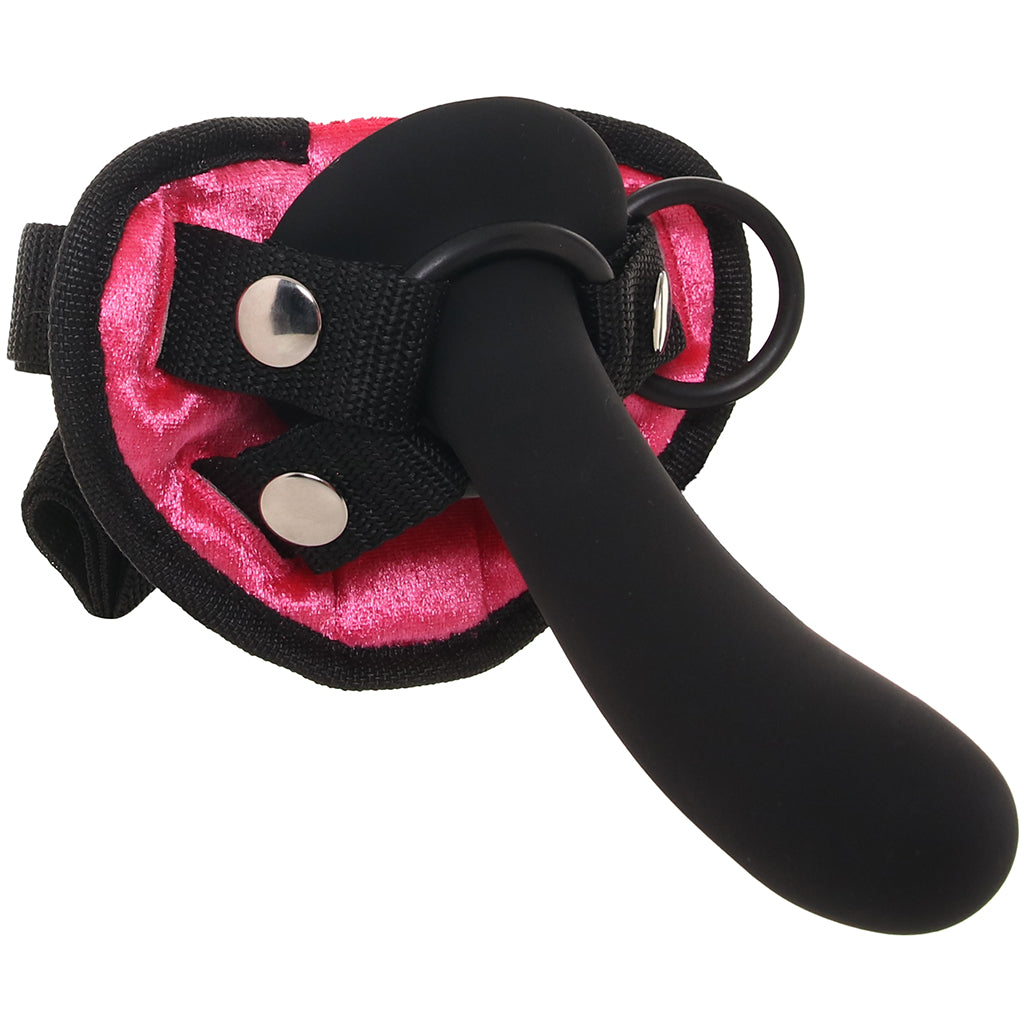 Pink Strap-On & 6 Inch Dildo Set Dildo Sex Toys > Strap-On and Harnesses