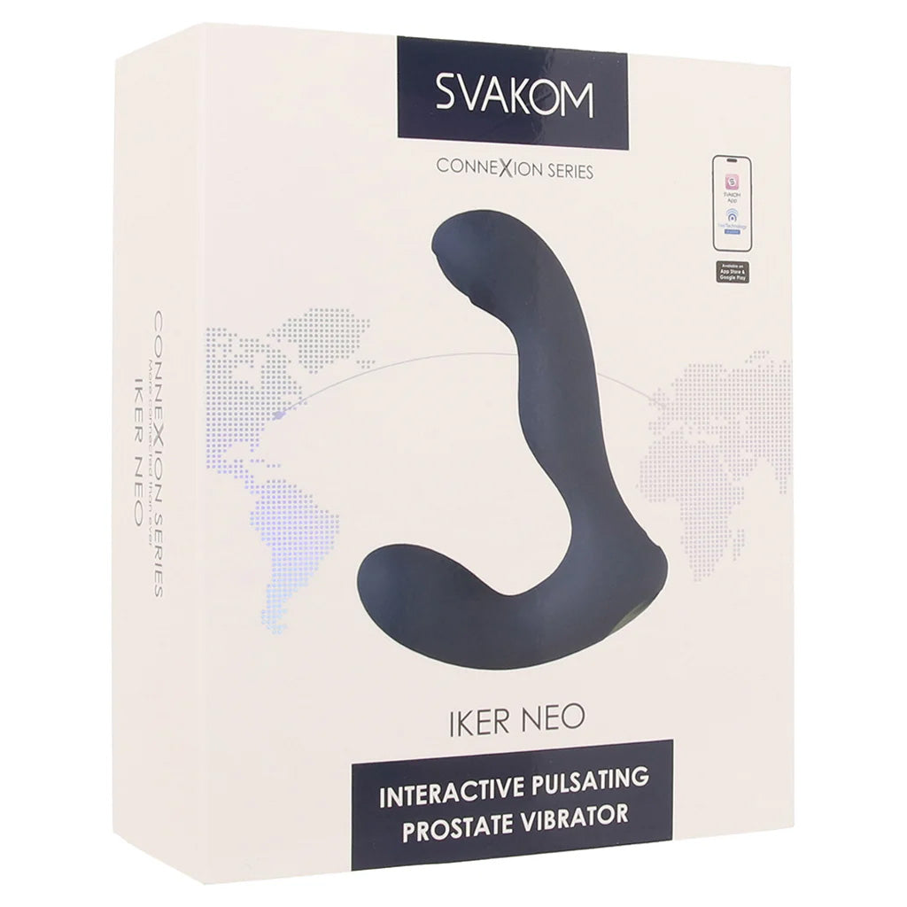 Iker Neo Interactive Prostate Vibe in Navy Blue Anal Sex Toys > Prostate Massagers