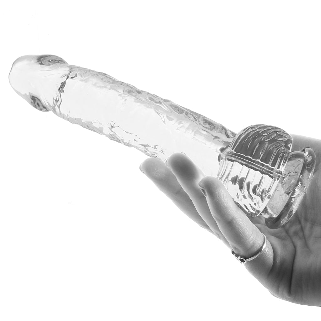 RealRock 6 Inch Realistic Ballsy Dildo in Crystal Clear Dildo Sex Toys > Realistic Dildos