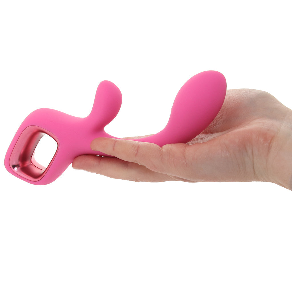 Pretty in Pink Velvet G-Spot Rabbit Vibe Vibrators > Rabbit Vibrators